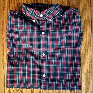 A classic plaid shirt! Perfect for a family event, worn 2x!